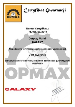 Opona Galaxy Earth Pro 303 7.50-16 8PR 96A8 TT