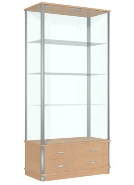 ВИТРИНА ВИТРИНА 80+СВЕТОДИОДНАЯ ось ЯЩИКА+ЗАМОК