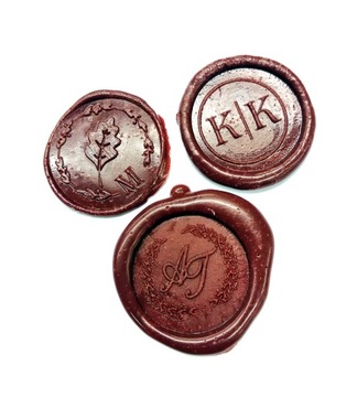 Эталонный латунный штамп 24мм для сургучной печати бесплатно