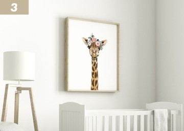 Кролик Тигр Слон Жираф Сова Енот Олень ХИТ А4