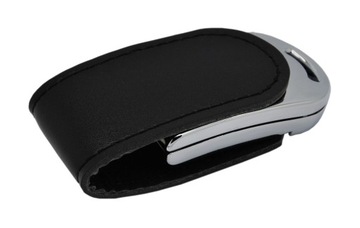 Кожаный овальный флэш-накопитель USB 3.0 64 ГБ с гравировкой