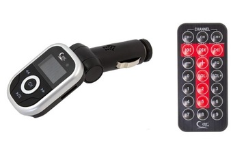 TRANSMITER FM USB MP3 wyświetlacz LCD 1