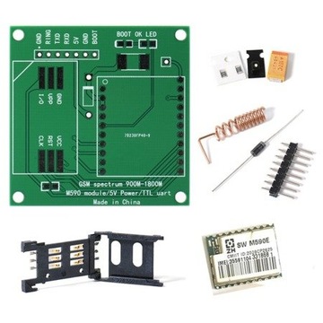 Moduł GSM GPRS 900, 1800MHz - Neoway M590E - KIT