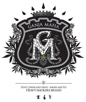 GANJA MAFIA Koszulka T-shirt GM STRIPE / XL