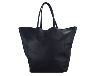 КОЖАНАЯ СУМКА-ШОППЕР КОСМЕТИЧЕСКАЯ СУМКА 2В1