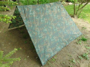 Брезентовый коврик для кемпинга 3x3 м MFH 32423X CAMO