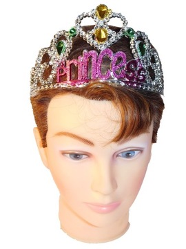 OPASKA KORONA DIADEM TIARA KSIĘŻNICZKA PRINCESS