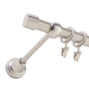 NOWOCZESNY KARNISZ SIMPLE CICHE KÓŁKA 19mm / 160cm