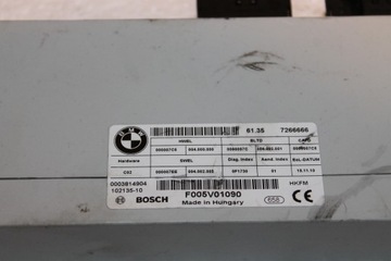 MODUL ŘÍZENÍ KRYT BMW F07 5GT 7266666 F10 F11