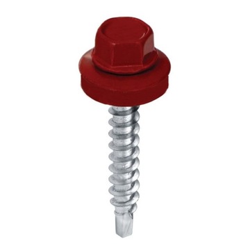 WKRĘTY FARMERSKIE 4,8x25mm 250szt WIŚNIA RAL 3011