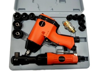 Пневматический ударный ключ с храповым механизмом 1/2