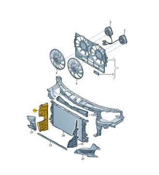 ПНЕВМОРУЛЬ ПЕРЕДНИЙ ПРАВЫЙ AUDI A6 C7 ASO 4G0121284T