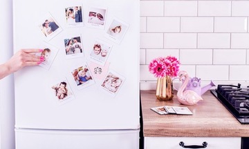 ФотоМАГНИТЫ с фотографией на холодильник Polaroid, 8 шт.