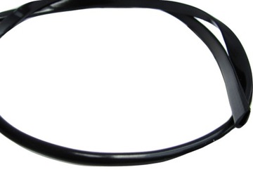 Краевая полоса черная резина ПВХ толщиной 0,5 мм, малая тонкая обложка для здоровья и безопасности