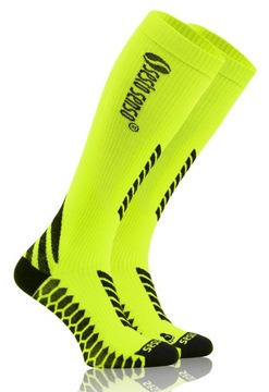 НОСКИ СПОРТИВНЫЕ КОМПРЕССИОННЫЕ для бегунов, ДЛИННЫЕ Sesto Senso *35-38