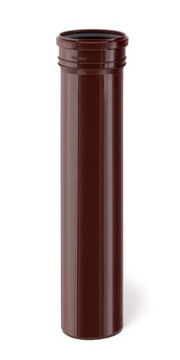 Króciec rura spustowa 110x250 mm 25 cm brąz KARMAT