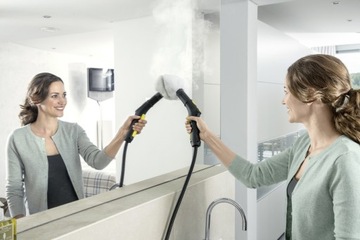 Пароочиститель Karcher SC 3 EasyFix мощностью 1900 Вт, швабра для швов, кафельных полов