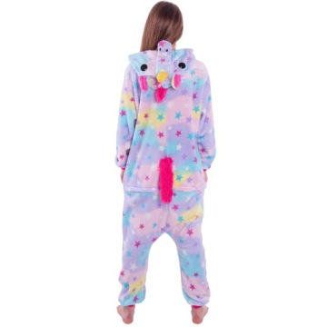 Единорог Пижама Маскировка Кигуруми Onesie Единорог в звездах L 165-174 см