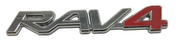 TOYOTA RAV4 TYŁ ZNACZEK EMBLEMAT NAPIS CHROM