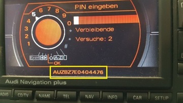 Код декодирования магнитолы AUDI#REMOTE ALL