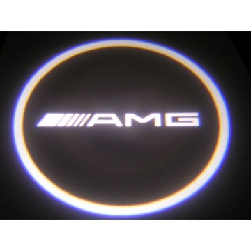 ZESTAW 2x LAMPKA DRZWI PROJEKTOR LED LOGO AMG MERCEDES BENZ GLK X204 B W245