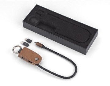 KABEL USB PREMIUM 3w1 microUSB iPhone USB typu C
