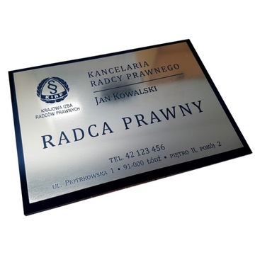 SZYLD Tabliczka na drzwi - grawer -16x11cm
