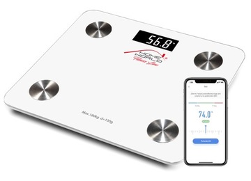 WAGA ANALITYCZNA ŁAZIENKOWA FIT001 BLUETOOTH 12w1