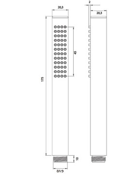Grohe Eurocube/Omnires скрытый комплект для ванны 30см
