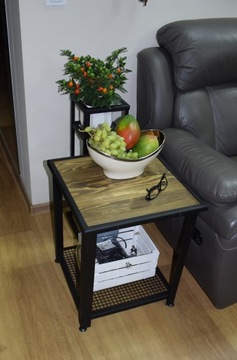 Подставка для цветов Металлическая подставка, консоль, LOFT 70/25