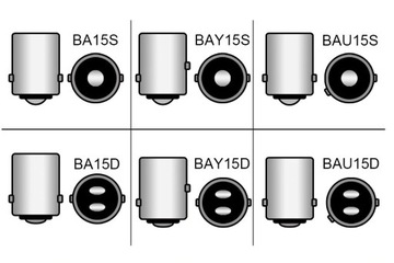 Светодиод 4 COB Filment P21/5W Bay15D 12 В 24 В.