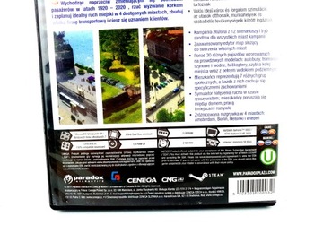 ПРИСТАВКА ДЛЯ ПК «CITIES IN MOTION» БЕЗ ИГРЫ PL