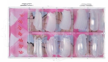 Formy do akrylu/akrylo-żelu Dual Forms 100 szt.