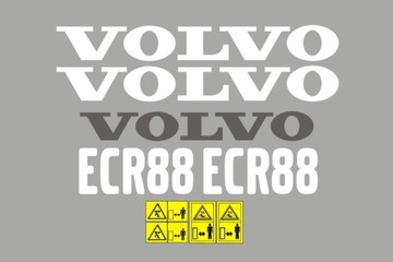 Naklejki oklejenie VOLVO ECR88