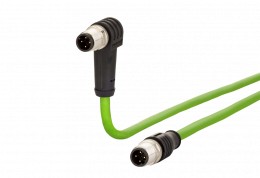 Metz Connect 142M1D19020 M12 prosty - kątowy 2,0m