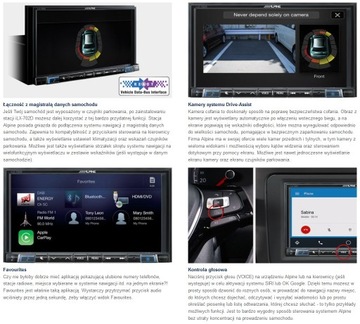 ALPINE iLX-702D ВЫСОКОГО КАЧЕСТВА CarPlay AndroidAuto DAB+