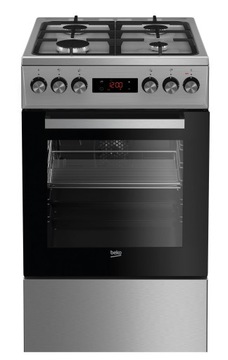 Плита газоэлектрическая Beko FSM52335DXDS 50см