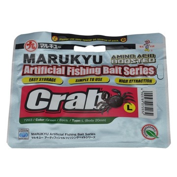 Marukyu Crab - Zielone M 15mm