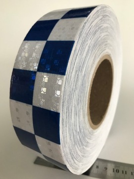 СВЕТООТРАЖАЮЩАЯ ПЛАСТИКОВАЯ ЛЕНТА СИНЯЯ ШАХТОВАЯ ДОСКА