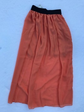 ДЛИННАЯ ШИФОНОВАЯ ЮБКА С ПОРОШКОЙ Резинка