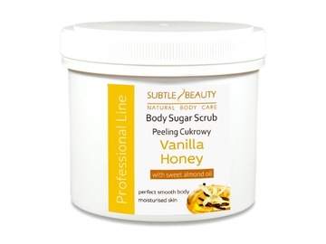 Profesjonalny Peeling cukrowy- Wanilia/Miód- 900g