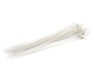 OPASKA PLASTIKOWA ZACISKOWA TRYTKA 300*3,6 BIAŁA