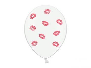 id_2630 BALON BALONY USTA WALENTYNKI SERCE TORT