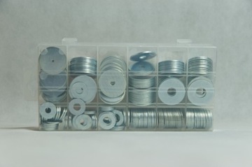 АЛЮМИНИЕВЫЕ ШАЙБЫ НАБОР ШАЙБ 240ШТ МАСТЕРСКАЯ НОРМАЛИЯ