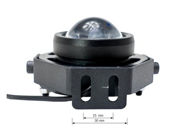 Галогенная светодиодная стробоскопа COB 10 Вт оранжевого цвета