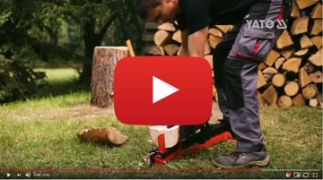 ДЕРЕВОКОЛУ YATO 1,2 Т ИЗМЕЛЬЧИТЕЛЬ КОЛЕЮЩИЙ МАШИНА НА НОЖКАХ С УСТАНОВКОЙ НА НОЖКИ