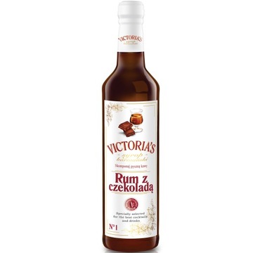 SYROP DO KAWY DRINKÓW VICTORIA'S RUM Z CZEKOLADĄ