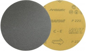 krążek ścierny papier do kamienia szkła SAIT 125 gr.220