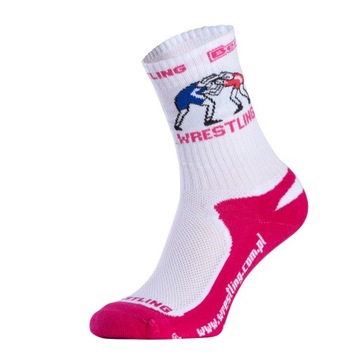 Skarpety zapaśnicze Berkner WARRIOR PINK - 27-29