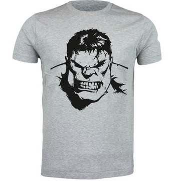 KOSZULKA SZARY HULK AVENGERS NA PREZENT T SHIRT L
